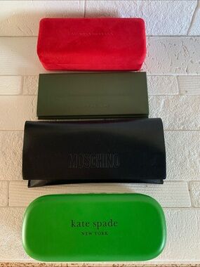 Lot of 4 designer empty sunglass cases